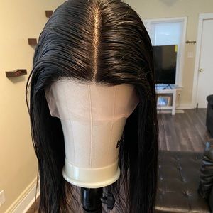 Transparent lace front, 18 inches